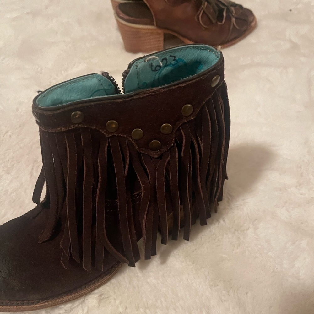 Corral Fringe Booties